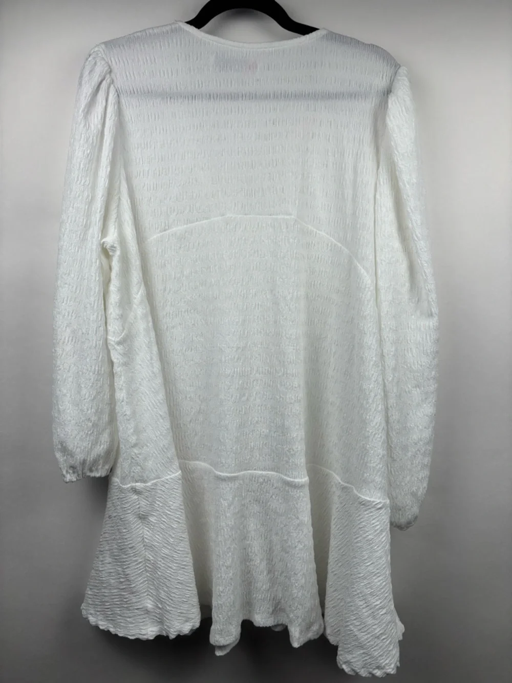 Free People Anderson Mini Dress White L Boho Cottagecore